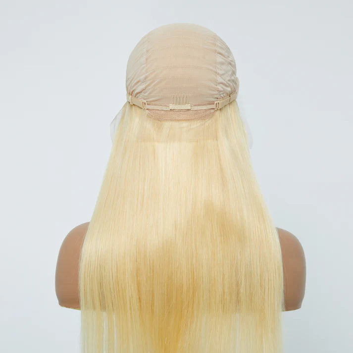 ✨ 150% Density 13x4 Pre-Plucked Lace Frontal Wig Straight #613 ✨