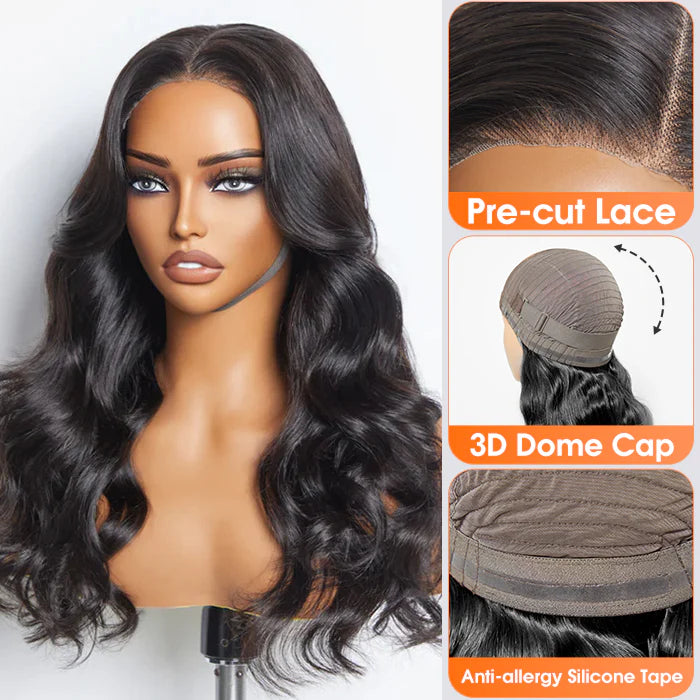 ✨Wear and Go Glueless 150% Density 5x5 Lace Closure Wig Body Wave ✨