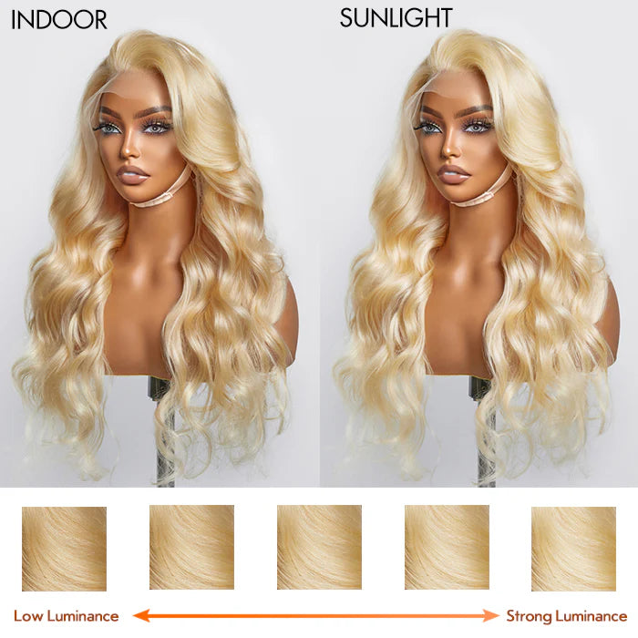 ✨ 150% Density 13x4 Pre-Plucked Lace Frontal Wig Body Wave #613  ✨