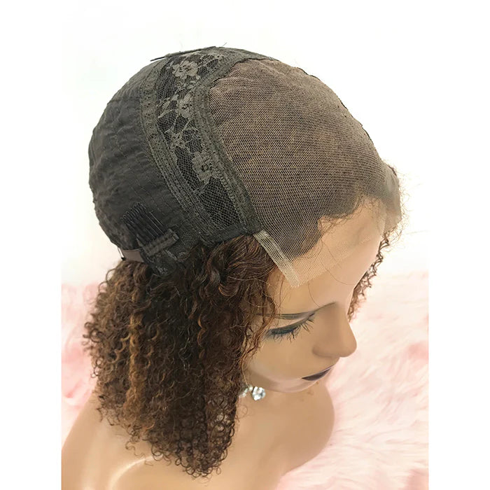 ✨ 150% Density 5x5 Closure Lace Wig Kinky Curly 14 inch ✨