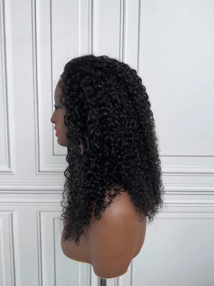 ✨ Wear and Go 180% Density Half Wig Messy Curly ✨