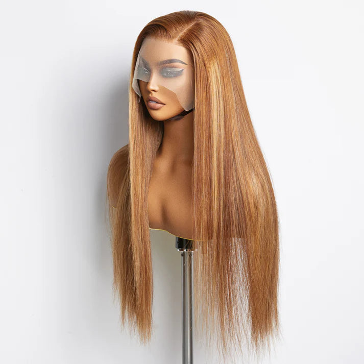 ✨ 150% Density 13x4 Pre-Plucked Free Part Lace Frontal Wig Straight ✨